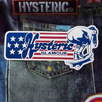 ヒステリックグラマー　メタル　ストラップ　ステッカー　レア物 HYSTERICGLAMOUR ヒステリックグラマー キーホルダー ステッカー